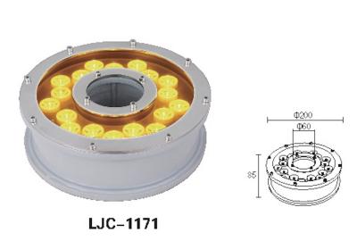 China Luz subacuática 18*1W del acero inoxidable LED para la piscina decorativa en venta