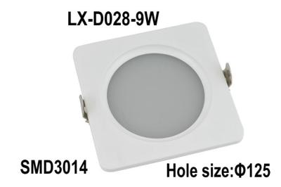 China SMD 3014 LED Down Light 9W Natural White Display Lighting Bridgelux Chip for sale