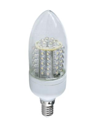 China Energy Saving 4W Corn LED Lights Cold White 2700K - 6500K Candle Shape for sale