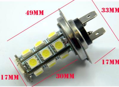 중국 RGB 3 와트 H7 LED 차 빛 2000 루멘 자동 헤드라이트 전구 80 CRI 판매용