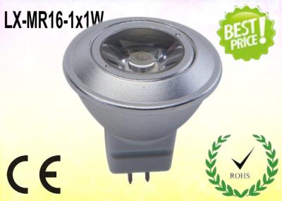 China luz del punto de la baja tensión del proyector MR16 GU10 de 70lm 1W Dimmable LED para el restaurante en venta