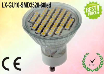 China Scheinwerfer 4000K kaltes weißes beleuchtendes INNENAC/DC 12V 4W GU10 MR16 SMD LED zu verkaufen