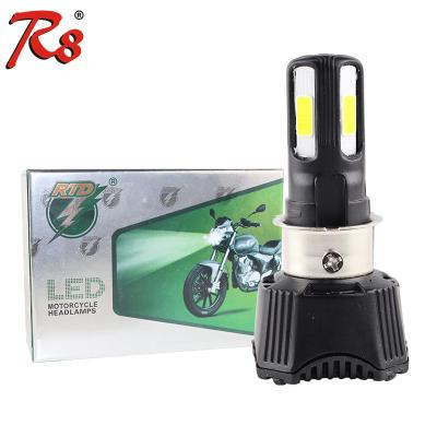 China For Ymaha/Dayang/Cafe Racer Easy Install Universal M02H Motorcycle LED Headlight Bulb 4cob DC 42w 4400LM H4 HS1 H6 Hi/Lo Beam 360 Degree Scooter Motorbike for sale