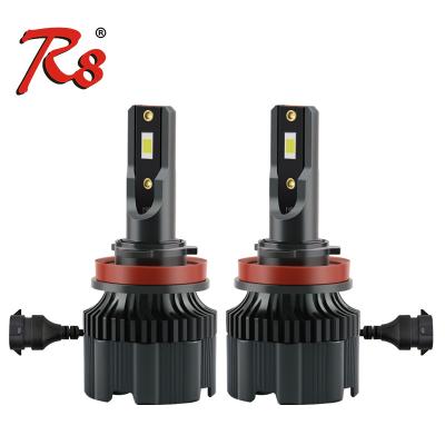 China High quality LED headlight R8 built-in canbus fog light 9007 H11 H8 9005 9006 9012 X5 (E53) error free plug and play LED H4 H13 9004 for sale