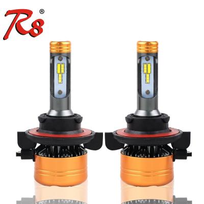 China Super Bright Tricolor Car Z5 LED Headlight Bulb H1 H3 H7 H8 H11 H4 9005 High Power 9006 9012 50W 6000K 3000k 4300k 5800LM IP68 X5 (E53) for sale