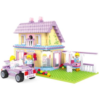 China AUSINI New 440pcs Kid Toy Eco-friendly Girls Plastic Toys Building Blocks For Kid for sale