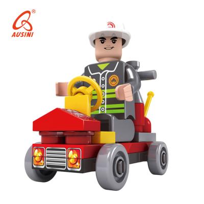 China AUSINI 2021 Eco - Friendly Material Building Block Plastic Bricks Toys For Kids for sale