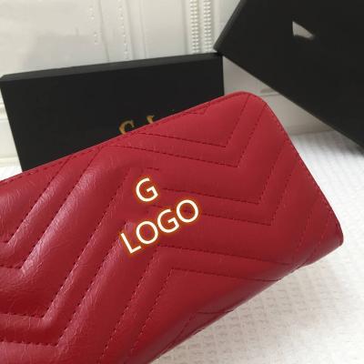 China High quality branded luxury gg bag anti-theft main copy luxury handbags long purse women purses and designer handbags for sale