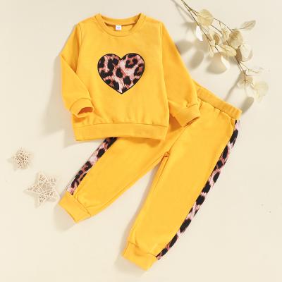 China Anti-Shrink Customize Boutique Baby Clothes Set Child Autumn Winter Long Sleeve Baby Clothing Sets And Pants Outfit for sale