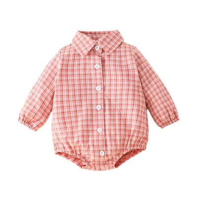 China OEM High Quality ODM Service Polyester Custom Fashion Long Infants And Toddlers Shirt Clothes Baby Romper for sale