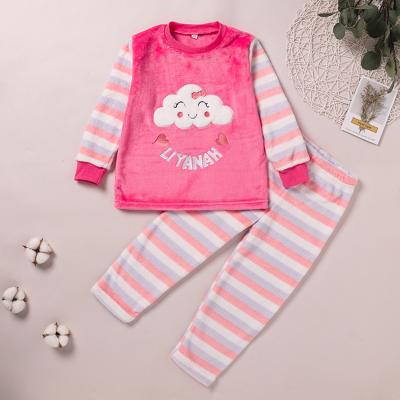 China Breathable Hot Sale Children Clothing Set Lovely Sleepwear Girls Soft Clothes Spring Autumn Winter Pajamas for sale