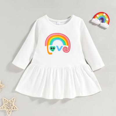 China Anti-wrinkle OEM ODM Customize Baby Dress High Quality Casual Dress Cotton Girls Dress for sale