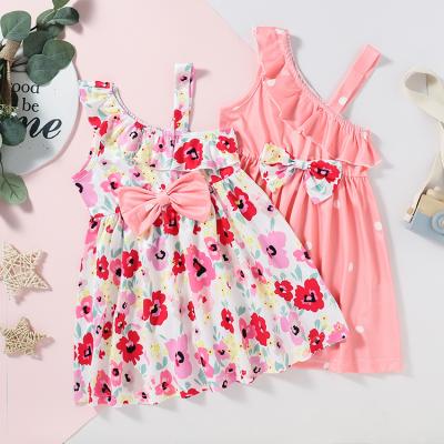 China wholesale Anti-wrinkle Customize Lovely Little Girl Birthday Party Bride Dresses Summer Girls Kids Children Dress up for sale