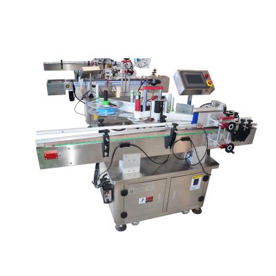 China Automatic Labeling Machine BD450J Three Sides Food Round Bottle Labeler And Coder for sale