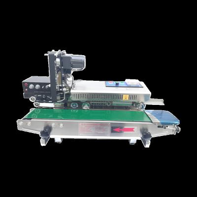 China Food Band Sealer With Conveyor With Date Printing DF900 Automatic Bagging Sealing Machine for sale