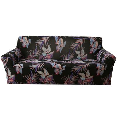 China Free Sample OEM/ODM Non-slip and Breathable Elastic Sofa Cover Sofa Cover Spandex Sofa Slipcover Printed Elastic Geometric L Shape Sofa Cover for sale