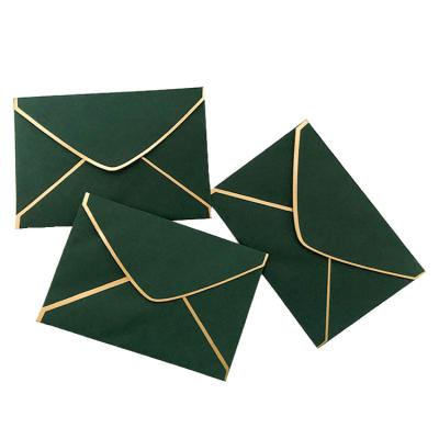 China Luxury Customized Handmade Gift Envelope Color And Logo Envelopes For Business Wedding Invitation for sale