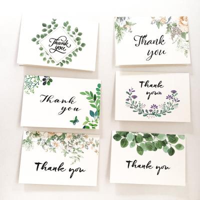 China Custom Eco - Friendly Europe Thanksgiving Day Greeting Cards , Wedding Thank You Cards With Envelopes for sale