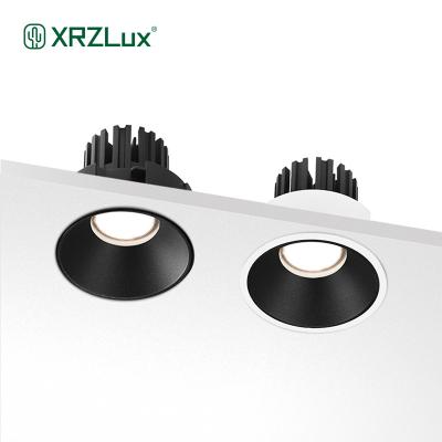 China Modern XrzLux Led Downlight IP44 Led Recessed Aluminum Downlight 10W Waterproof Anti-glare Spot Light Ceiling Lamp for sale