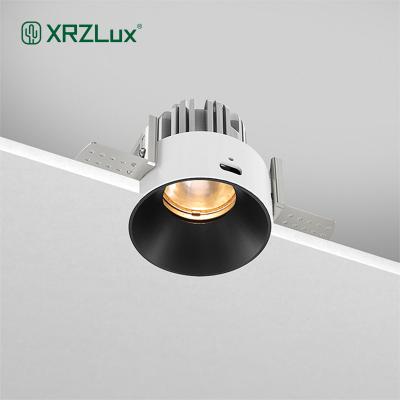 China XRZLux Modern Recessed Anti-glare Led Trimless Led Downlight Square Ceiling Lamp 8W Ceiling Lamp Home Lighting for sale