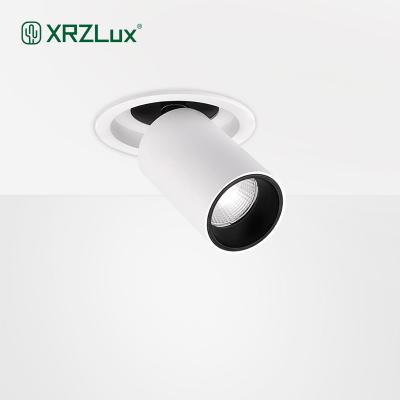 China XRZLux 360 Degree Modern High Quality Spotlight Stretch Spot Light 7W Adjustable Retractable Ceiling Led Downlight Interior Decor for sale