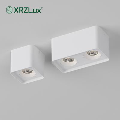 China XRZLux Square LED Ceiling Spot Light Angle Downlights 10W 20W Modern Outdoor Adjustable Led Ceiling Lamps Indoor Lighting for sale