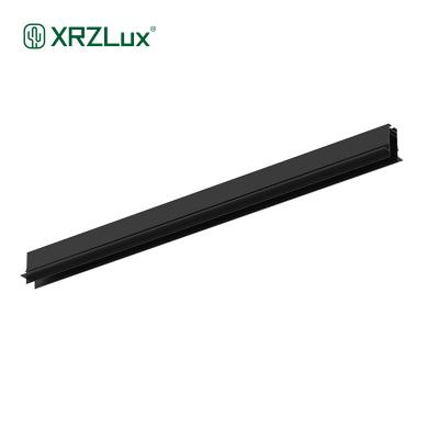 China Minimalist XrzLux 1.5m Led Track Rail DC24V Magnet Track Lighting System Magnetic Linear Aluminum Recessed Track Lights for sale