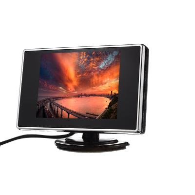 China Reversing Assist Factory Price 3.5 Inch Car Monitor HD Screen Display Rearview Monitor for sale