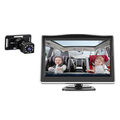 China RGB 5 Inch Car Monitor HD Screen In Car Baby Monitor Display Factory Price for sale