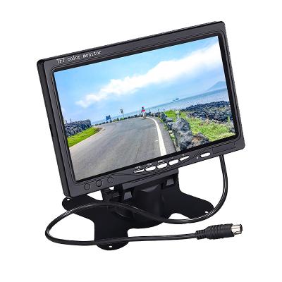 China Car Truck Bus Taxi Forklift 7 Inch Car Monitor with 360 Degree Rotating HD Camera Screen Viewing Screen with Remote Control for sale