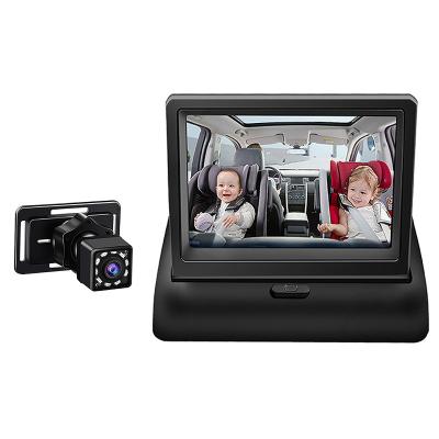 China Reversing Assist OEM 4.3 Inch Car Monitor HD Screen Display Baby Car Monitor for sale