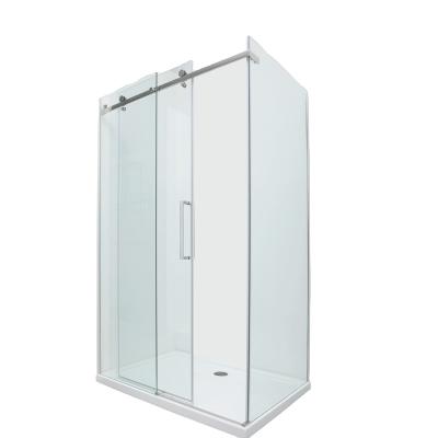 China Modern tempered glass square enclosure shower room with high quality for sale