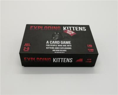 China Offensive Card Game Exploding Kittens Adult Version Intellectual Development Style for sale