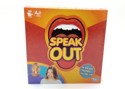 China Interest Training Speak Out Party Game , Speak Out Game Family Version for sale