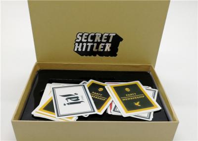 China Hitler secreto interessante carda jogos de cartas populares para os adultos de pouco peso à venda