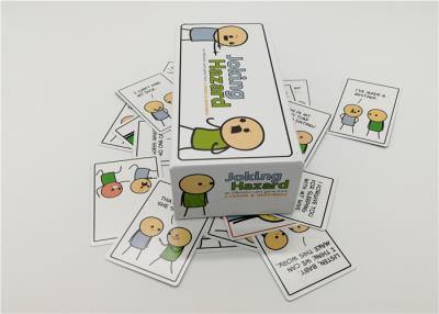 China Jogo de cartas de gracejo do perigo do estilo fácil para amigos da família 10.2*20.3*7.1cm à venda