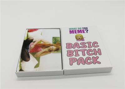 China Custom Design Playing Cards What Do You Meme Card Game Basic Bitch Pack for sale