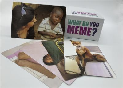 China Small Size What Do You Meme Card Game For Social Media Generation 846g for sale