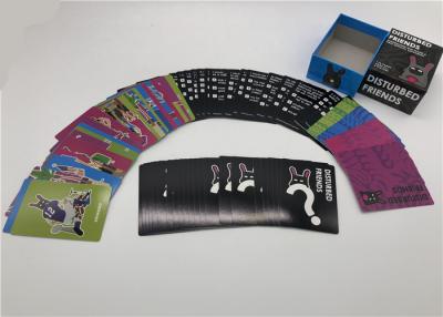 Cina Giochi con le carte del gruppo dei giochi con le carte degli amici di disturbo materiale impermeabile per gli adulti in vendita