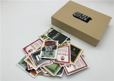 China Juego de mesa secreto fácil de Hitler que juega, tarjetas de juego de mesa de encargo por diversión en venta