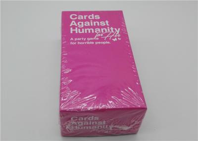 China Custom Design Playing Cards Cards For Humanity Standard Pack Type 19.3*10.2*7cm for sale