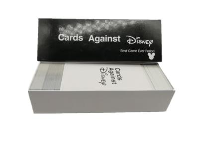 China Cartão engraçado da família GameCards contra jogos de cartão populares de Disney à venda