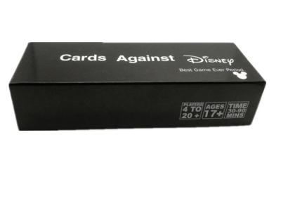 China Cartão engraçado da família GameCards contra o jogo dos cartões de Disney para o amigo da família que joga o cartão à venda