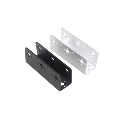 China Aluminum Wide Metal Shelf Bracket Metal U-Shape Rack For Industrial Use for sale