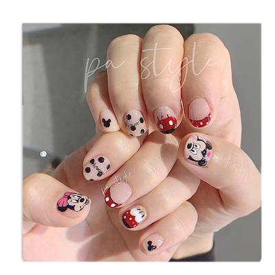 China Easy Apply 2021 HAPPY Mickey Mouse Cartoon Nail Decorations Nail Stickers Mickey Mouse 1257-1262 for sale