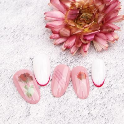 China Easy Apply Nail Wholesale HAPPY Art Sticker Designer Retro Amazon Rose Dried Flower 3D Nail Art Sticker 818-824 for sale