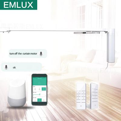 China IP41 WIFI wireless controlled automatic electric curtain motor wifi electric curtain control system for sale