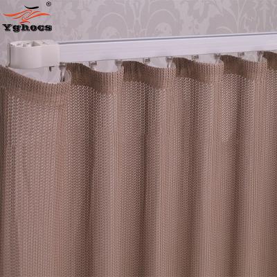 China Metal Ripple Pleat Electric Track System, Ripple Pleat Electric Curtain Track for sale