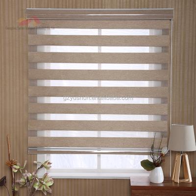 China Window Zebra Easy Clean Blind Roller Blinds, Premium Square Cover Manual Motorized Zebra Chained Blinds for sale