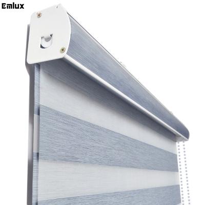 China Easy clean electric curtain motorHome office hotel design sunblock zebra blinds type cover zebra aluminum blind for sale